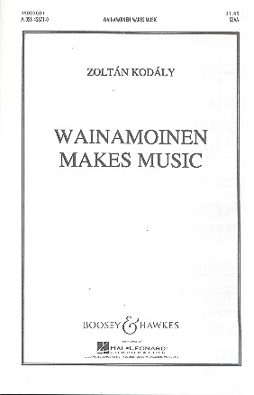 Wainamoinen makes music fr Frauenchor (SSAA) und Harfe (Klavier) Chorpartitur