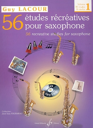 56 tudes rcratives vol.1 (+CD) 30 tudes pour saxophone