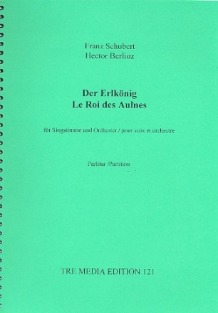 Der Erlknig op.1 D328 fr Singstimme und Orchester Studienpartitur (dt/fr)