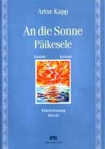 An die Sonne - Paeikesele fr Tenor, gem und M'Chor, Orgel, Orchester Klavierauszug