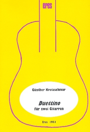 Duettino fr 2 Gitarren 2 Spielpartituren