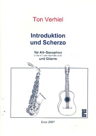 Introduktion und Scherzo fr Altsaxophon (Flte, Klarinette) und Gitarre