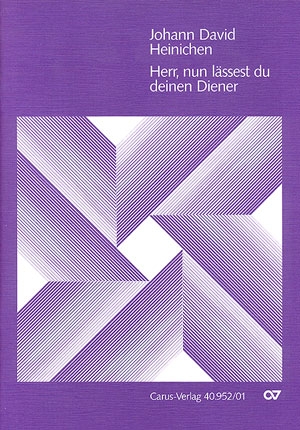 HERR NUN LAESSEST DU DEINEN DIENER FUER SOLI (SATB), CHOR, 2 OB, VL UND BC,  PARTITUR