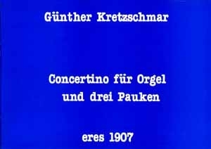 Concertino fr Orgel und 3 Pauken