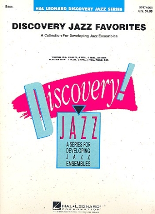 DISCOVERY JAZZ FAVORITES: COLLECTION FOR DEVELOPING JAZZ ENSEMBLES,  BASS