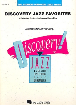 Discovery Jazz Favorites for developing jazz ensembles alto sax 2