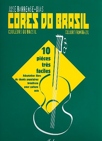 Cores do brasil 10 pices trs faciles pour guitare