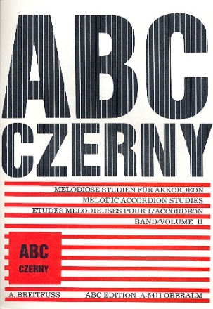 ABC Czerny Band 2 Melodise Studien fr Akkordeon