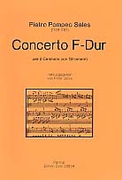 CONCERTO F-DUR PER IL CEMBALO CON STROMENTI PARTITUR DICKE, P., ED.