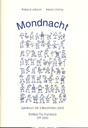 Mondnacht fr 3 Blockflten (SAT) Spielpartitur