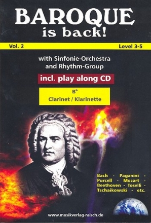 Baroque is back vol.2 (+CD) fr 1-2 Klarinetten in B