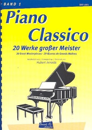 Piano Classics Band 1 20 Werke groer Meister fr Klavier