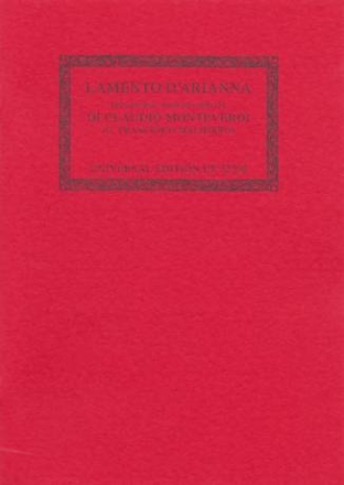 Lamento d'Arianna fr 5 Stimmen (gem Chor) a cappella
