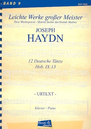 12 deutsche Tnze Hob.IX:13 fr Klavier