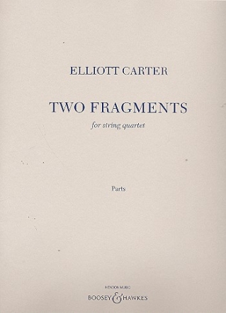 2 Fragments for string quartet parts
