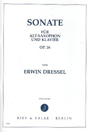 Sonate op.26 fr Altsaxophon und Klavier