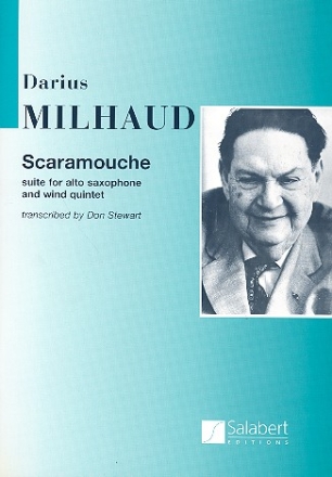 Scaramouche suite pour saxophone alto (clar) et quintette a vent, partition+parties