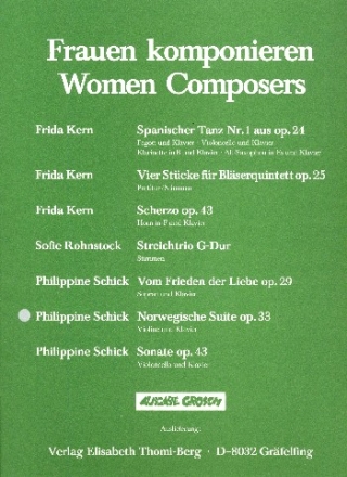 Norwegische Suite op.33 fr Violine und Klavier