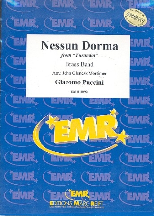 NESSUN DORMA FROM TURANDOT FOR BRASS BAND SCORE+PARTS