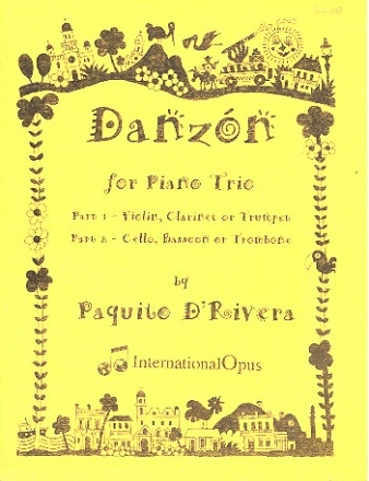 Danzon - for clarinet, cello or bassoon and piano parts