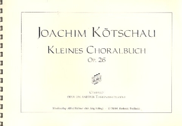 Kleines Choralbuch op.26 fr Cembalo (Klavier)