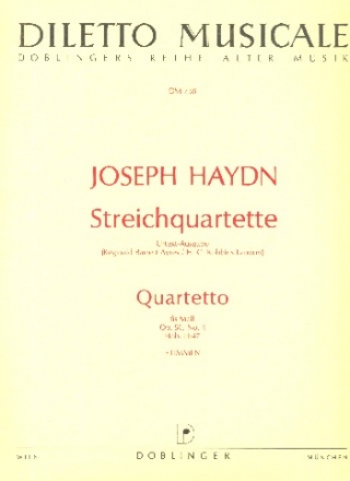 Streichquartett fis-Moll op.50,4 Hob.III:47  Stimmen