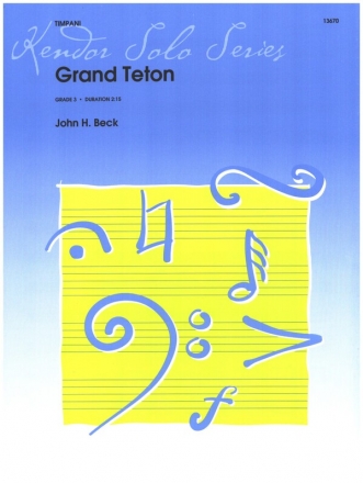 Grand teton for timpani solo