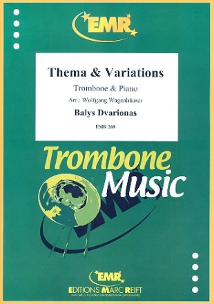 Thema und Variationen  fr Tenorposaune und Klavier