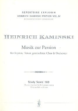 Musik zur Passion fr Sopran, Tenor, gem Chor und Orchester