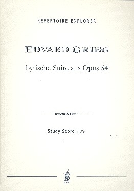 Lyrische Suite aus op.54 fr Orchester Studienpartitur