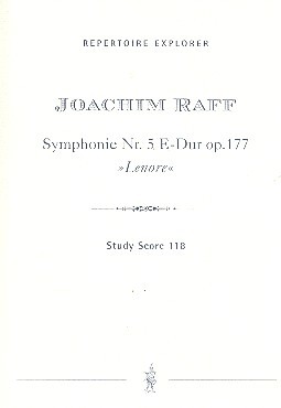 Sinfonie E-Dur Nr.5 op.177 fr Orchester Studienpartitur