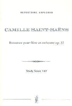 Romanze op.37 für Flöte und Orchester Studienpartitur