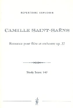 Romanze op.37 fr Flte und Orchester Studienpartitur