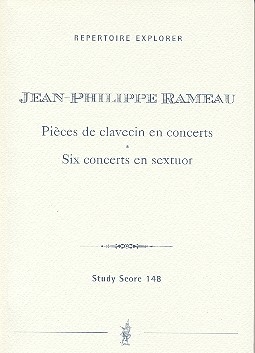 Pices de Clavecin en Concerts und  6 Concerts en sextuor Studienpartitur