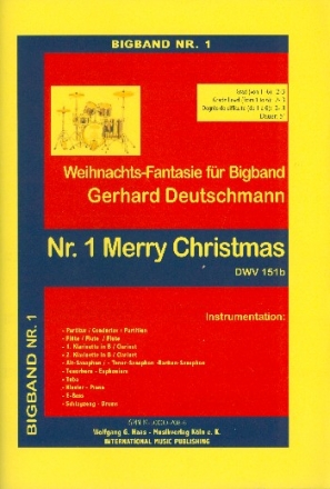 Merry christmas DWV151b: Weihnachts-Fantasie fr Bigband