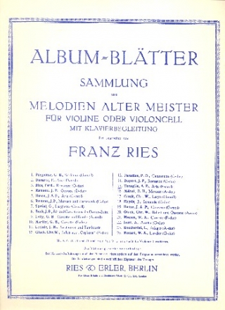 Aria f-Moll fr Violine und Klavier