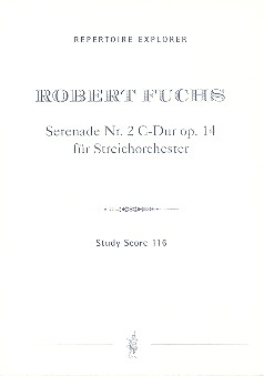 Serenade C-Dur Nr.2 op.14 fr Streichorchester Studienpartitur