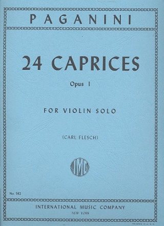24 Caprices op.1 for violin solo