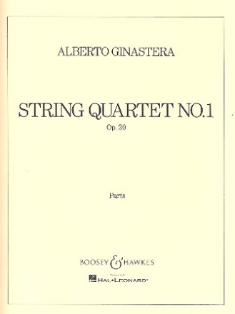 Streichquartett Nr. 1 op. 20 fr Streichquartett Stimmensatz