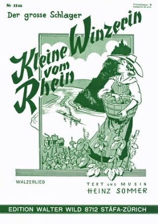 KLEINE WINZERIN VOM RHEIN WALZERLIED FUER AKKORDEON