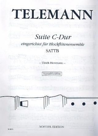 Suite C-Dur fr Blockfltenensemble (SATTB) Sopranblockflte