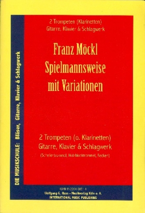 SPIELMANNSWEISE MIT VARIATIONEN FUER 2 TRP (KLAR), GIT, KLAV, SCHLAGWERK