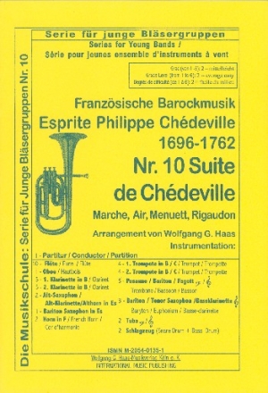 SUITE DE CHEDEVILLE FUER BLAS- ORCHESTER PARTITUR+STIMMEN