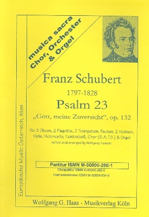 Gott meine Zuversicht op.132 Psalm 23 fr gem Chor, Blser, Pauken, Streicher, Orgel