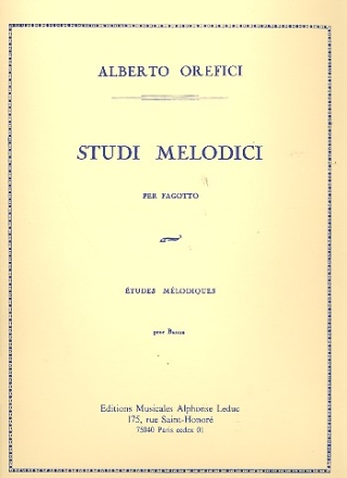 Studi melodici per fagotto