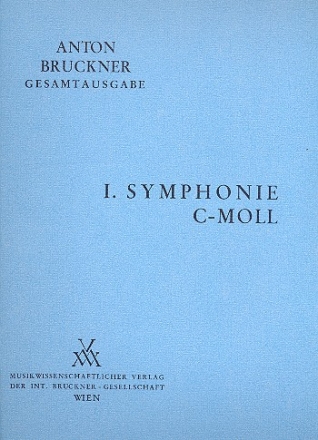 Sinfonie c-Moll Nr.1 in der Linzer Fassung von 1866 fr hohe Singstimme und Klavier Dirigierpartitur