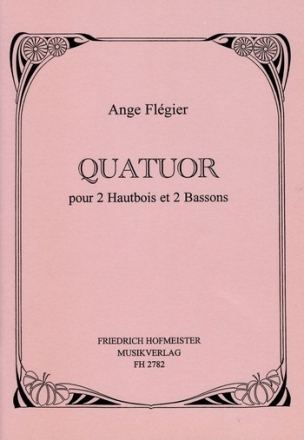 Quartett fr 2 Oboen und 2 Fagotte Partitur und Stimmen