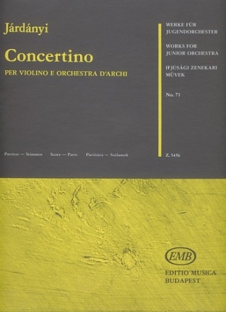 CONCERTINO FUER VIOLINE UND STREICHORCHESTER PARTITUR UND STIMMEN