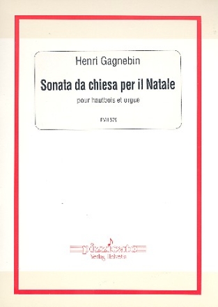 Sonata da chiesa per il natale pour hautbois et orgue Verlagskopie