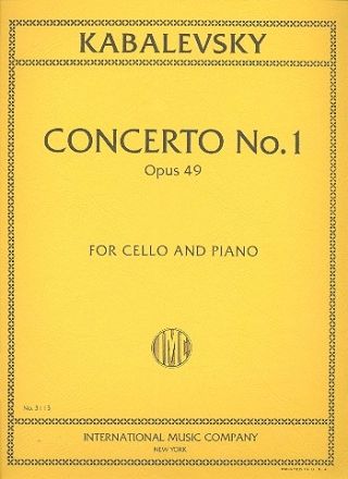 Concerto g minor no.1 op.49 for violoncello and piano